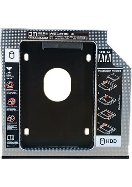 DW95S 9.5mm Sata 3.0 2.5" Inch SSD HDD Laptop Caddy Kızak Kutusu