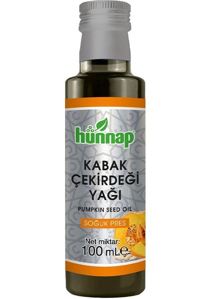 Kabak Çekirdeği Yağı Soğuk Pres 100 ml