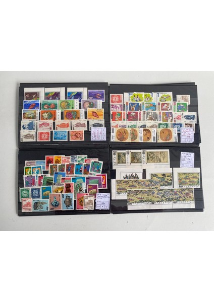 Yabancı Posta Pulu Lotu 850 Adet B006 modelleri