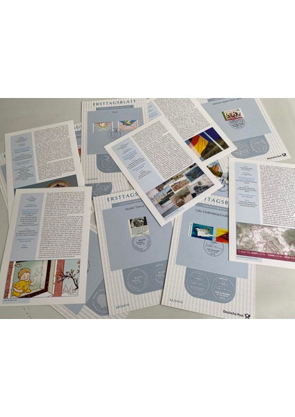 Almanya 2000LER Posta Pulu Ilk Gün Kartı Lotu 85 Adet fiyatları