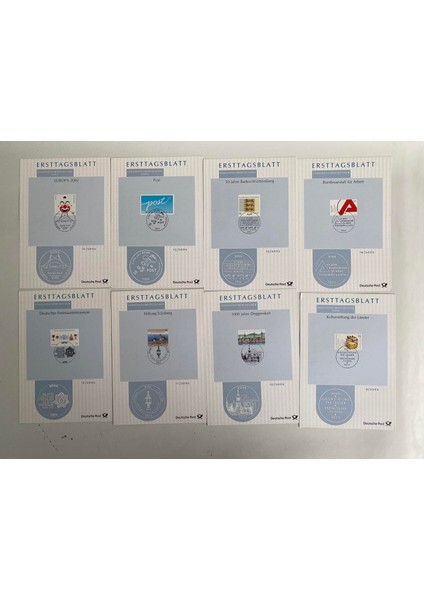 Almanya 2000LER Posta Pulu Ilk Gün Kartı Lotu 85 Adet fırsatları