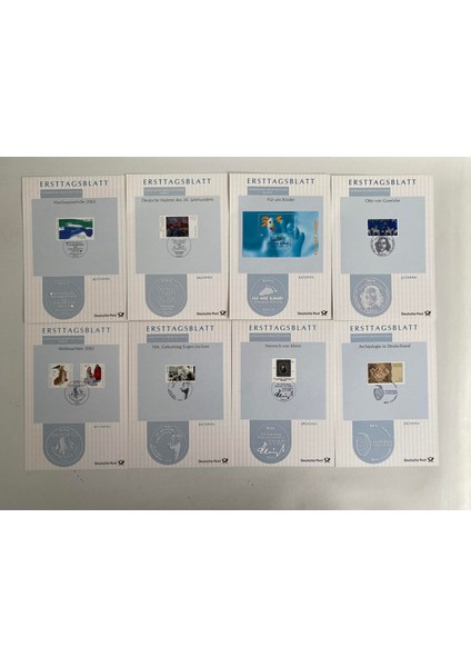 Almanya 2000LER Posta Pulu Ilk Gün Kartı Lotu 85 Adet indirimleri