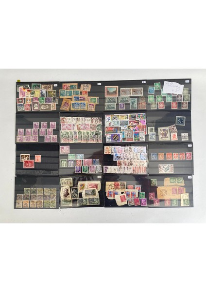Yabancı Posta Pulu Lotu 1270 Adet B005 modelleri