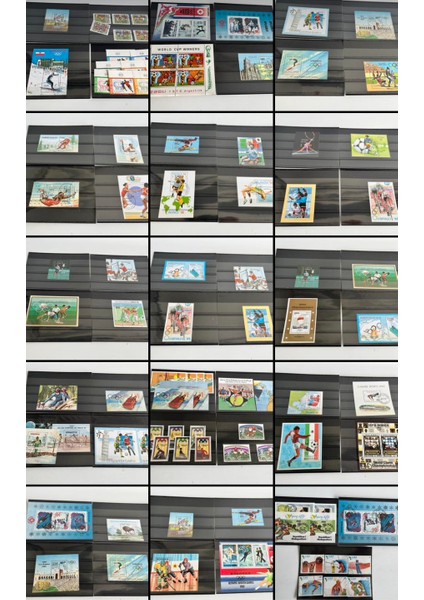 Olimpiyat ve Spor Temalı Posta Pulu Lotu 240 Adet B001