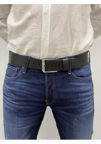 2 Adet 100 % Hakiki deri Siyah Erkek Kot Kemer 4,5 cm fiyatları