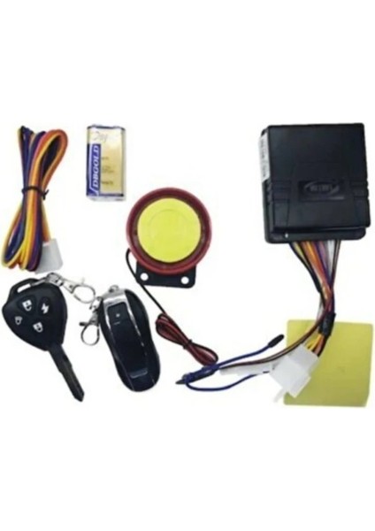 Motorsiklet Alarm Seti 120DB Uzaktan Çalıştırma Anti-Hırsızlık Motosiklet Bisiklet Su Geçirmez Araba Parçaları Uzaktan Başlangıç Kiti Için Araba