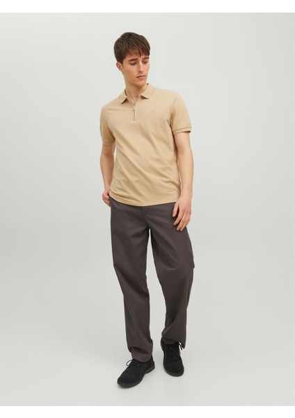 Jack & Jones Jprblascott Zip Ss Polo Sn Erkek T-Shirt