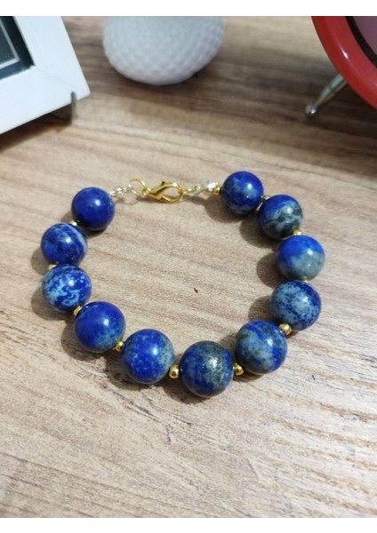 Mavi Doğal Taş Lapis Lazuli Taşı Doğal Taş Bileklik Anne Bilekliği modelleri