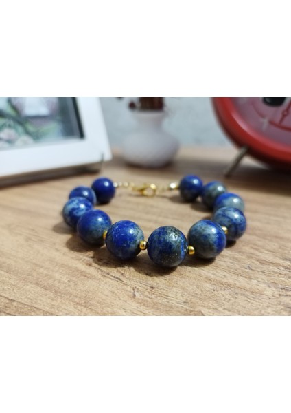 Mavi Doğal Taş Lapis Lazuli Taşı Doğal Taş Bileklik Anne Bilekliği fırsatları