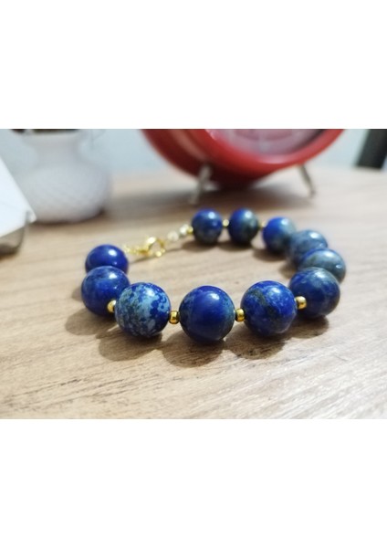 Mavi Doğal Taş Lapis Lazuli Taşı Doğal Taş Bileklik Anne Bilekliği indirimleri