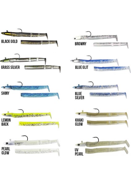 Max Fish 10 cm 12,5 gr 2+1 Silikon Yem