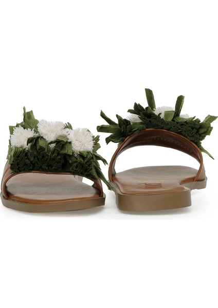 Incı Freyes 3fx Yeşil Kadın Düz Terlik indirimleri