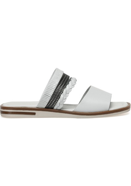 Incı Samay 3fx Beyaz Kadın Düz Terlik