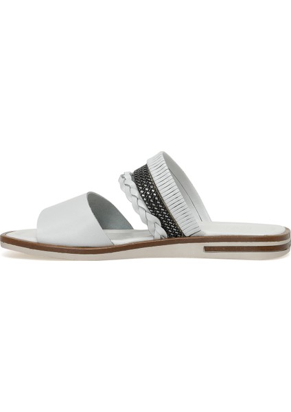 Incı Samay 3fx Beyaz Kadın Düz Terlik modelleri