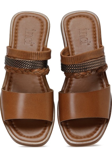 Incı Samay 3fx Taba Kadın Düz Terlik fırsatları