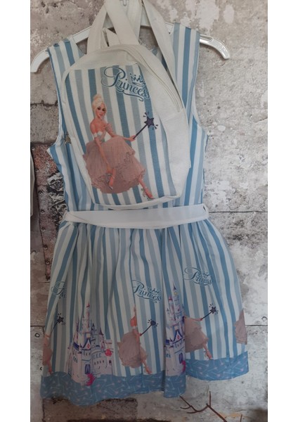 Çocuk Princess Askılı Elbise