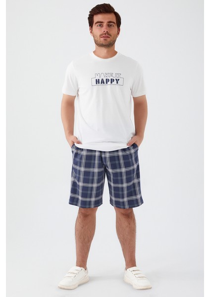 2577S Erkek Yazlık Bermuda Takım