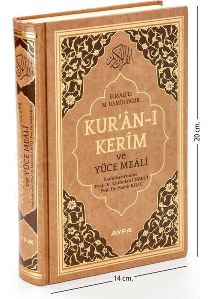 Hafız Boy Kuran -I Kerim ve Meali Elmalılı Hamdi Yazır
