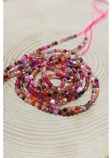 Akik Taşı Dizi 2mm (36285)