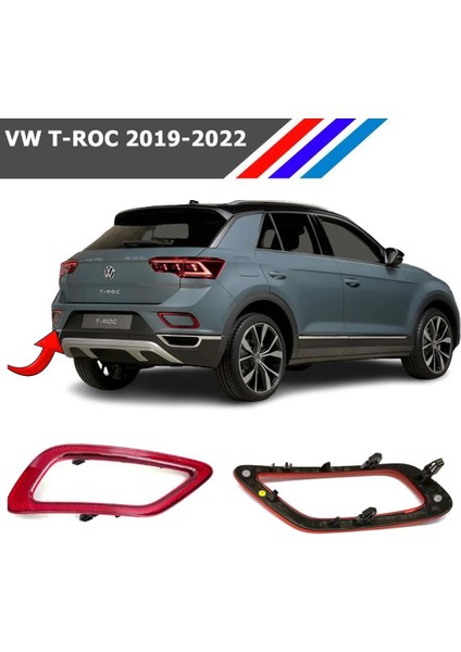 - Vw T-Roc Arka Tampon Reflektörü Sol Taraf 2019-2022 2GA945105C