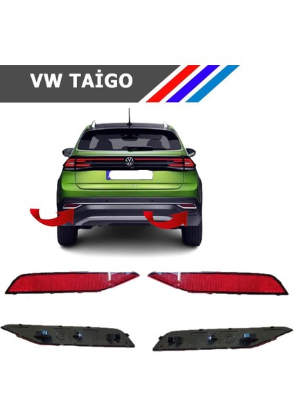 - Vw Taigo Arka Tampon Reflektörü Sol ve Sağ Takım 2G7945106B