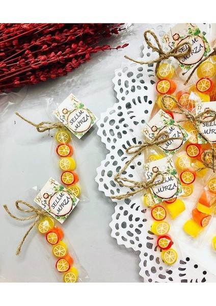 Turuncutemalı Doğum Günü, Babyshower, Düğün, Sünnet, Mevlüt, Yaş Günü Şekeri 25 Adet