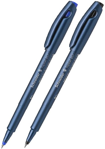 Mavi Siyah Roller Pilot Kalem 0.5 mm Topball 857 1 Adet Mavi Siyah Mürekkepli Pilot Roller Kalem 0,5 mm