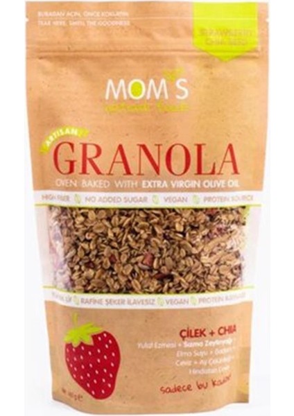 Moms Çilek Chıa Granola 360 gr