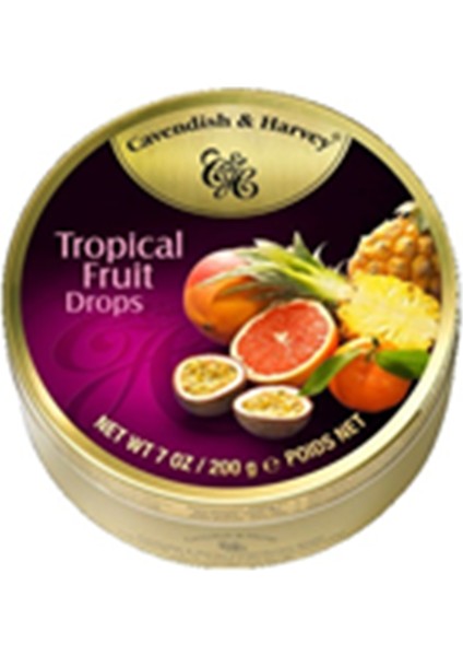 Cavendish & Harvey Cavendish-Harvey Tropical Fruit Drops 200 gr