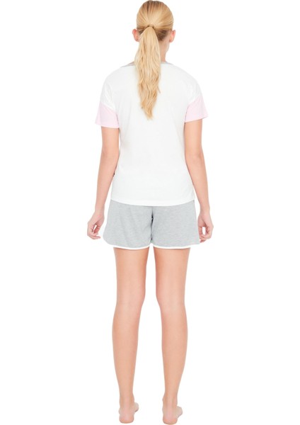 Kadın T-Shirt Şort Takımı 16865 modelleri