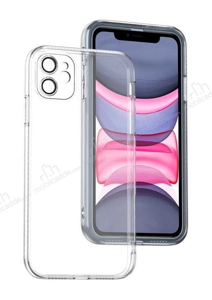 Apple Iphone 11 Premium Silikon Kılıf-Şefaff