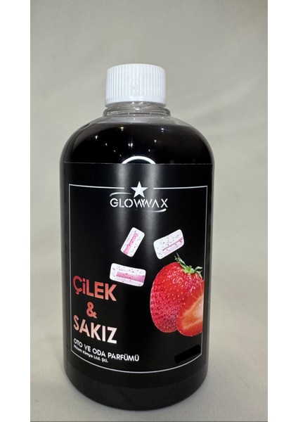 Oto ve Oda Parfümü 'çilek&sakız' Aromalı 500 ml Triger (Püskürtmeli Başlık)