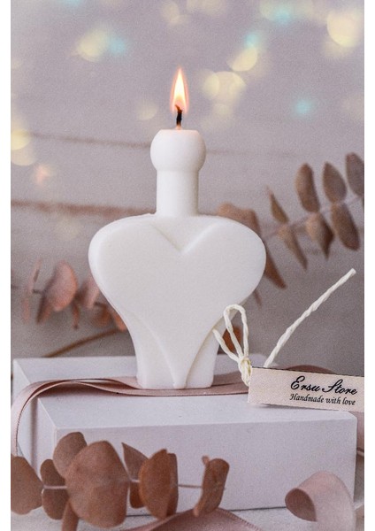 Kalpli Parfüm Şilesinden Doğal Soya Wax Mum