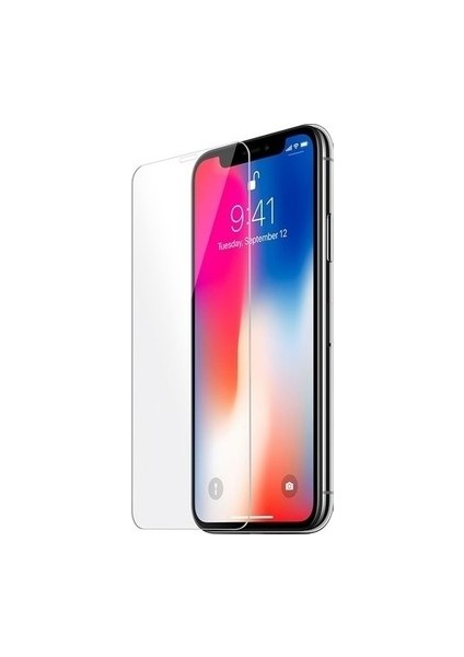 Apple Iphone 11 Ekran Koruyucu 9h Temperli Cam Sert Şeffaf- Apple Iphone 11 Şeffaf Kılıf