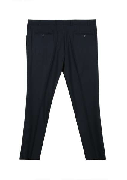 Normal Bel Normal Paça Regular Fit Lacivert Erkek Pantolon PN1014400294