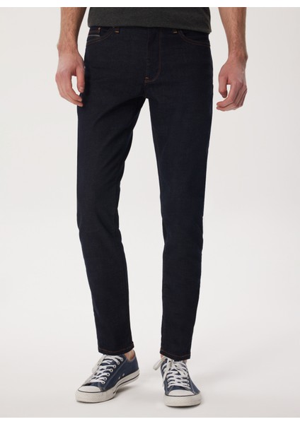 Yüksek Bel Slim Fit Erkek Denim Pantolon 232 Lcm 121074 Jack Sarajevo Rınsed