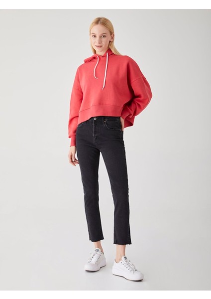 KadınRonna X Yüksek Bel Slim Jean Pantolon