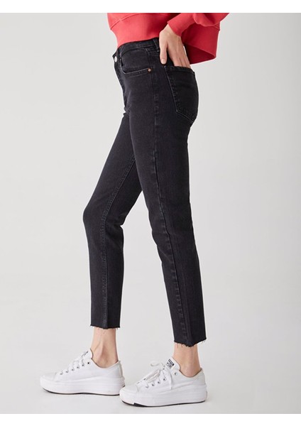 KadınRonna X Yüksek Bel Slim Jean Pantolon fırsatları