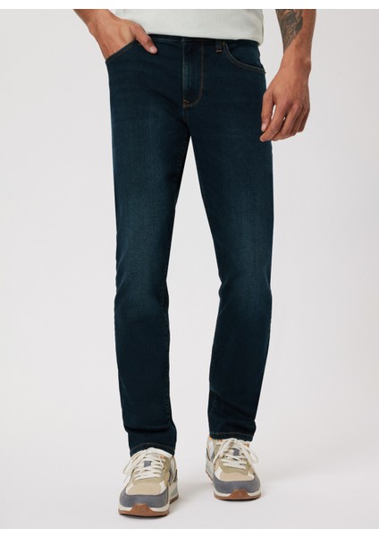 Normal Bel Slim Straight Erkek Denim Pantolon 232 Lcm 121042 Jagger Akıs Over Isl