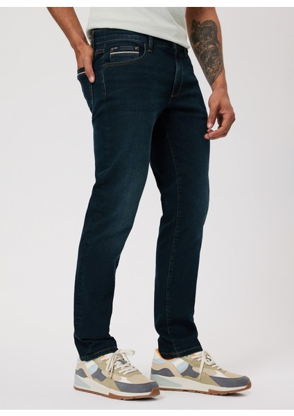 Normal Bel Slim Straight Erkek Denim Pantolon 232 Lcm 121042 Jagger Akıs Over Isl