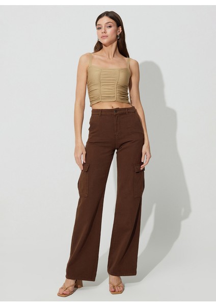 Kare Yaka Bej Kadın Büstiyer SWA4641BJ fırsatları