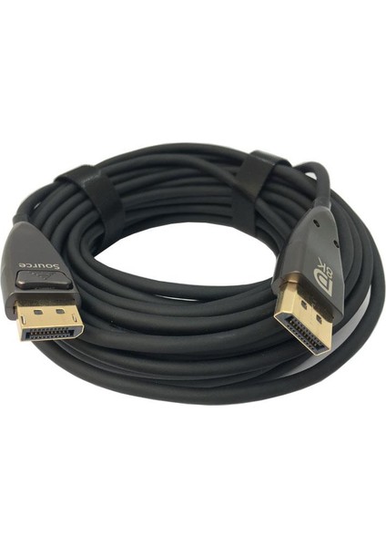 Display Kablo 8k Display Port V1.4 Fiber Optik Dp Kablo 10 Metre