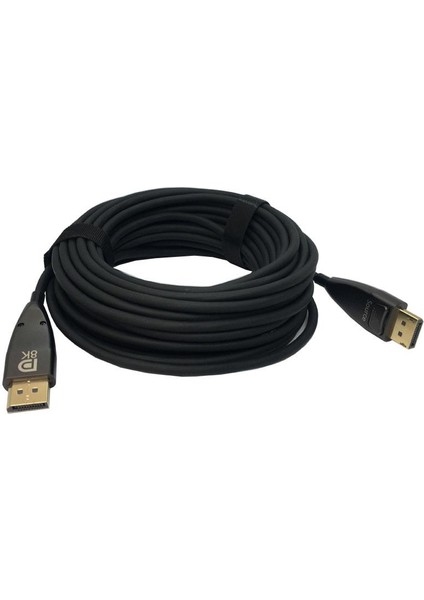 Display Kablo 8k Display Port V1.4 Fiber Optik Dp Kablo 10 Metre fırsatları