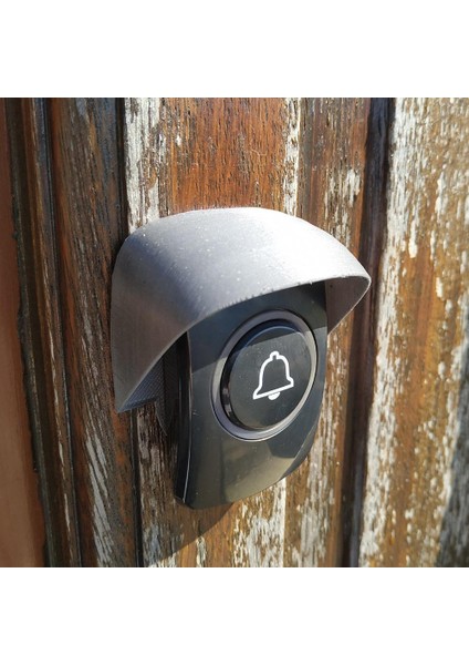 Kapı Zili Kapağı - Yağmur Veya Kar Koruyucu Plastik Aparat