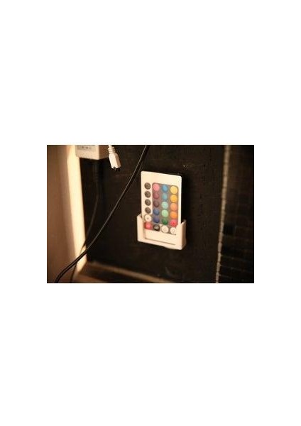 Rgb LED Şeritli Uzaktan Kumanda Tutucu Organik Plastikten fırsatları