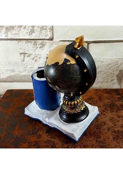 Dünya Küre Masa Üstü Kalemlik Biblo fiyatları