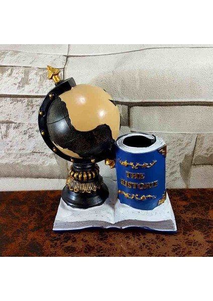 Dünya Küre Masa Üstü Kalemlik Biblo modelleri