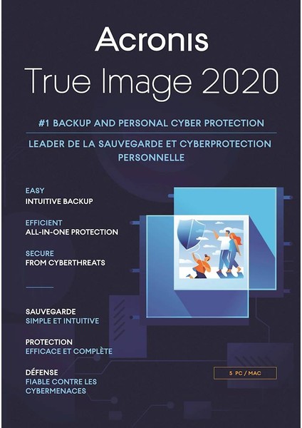 True Image 2020 1 Cihaz (Lifetime/ömür Boyu) Acronis Key