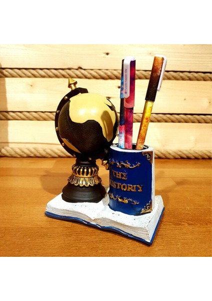 Dünya Küre Masa Üstü Kalemlik Biblo fiyatları