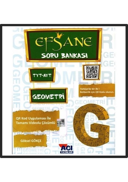 Efsane TYT-AYT Geometri Soru Bankası 264 Sayfa
